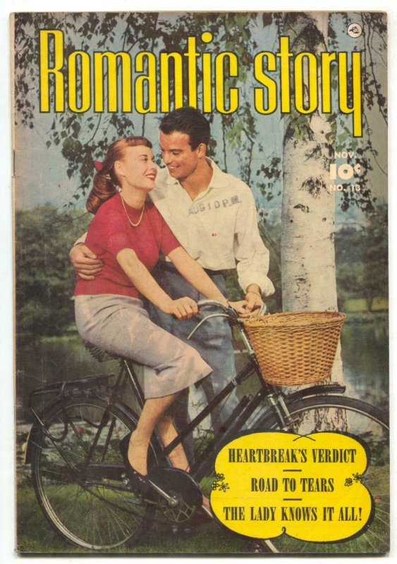 Romantic Story #13 1951- Fawcett Golden Age- VF