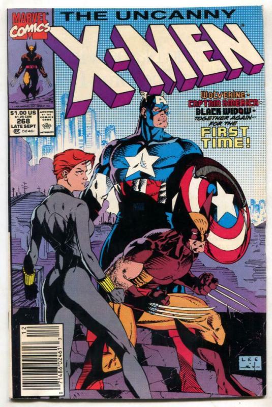 UNCANNY X-MEN #268 1990-Captain America-Black Widow