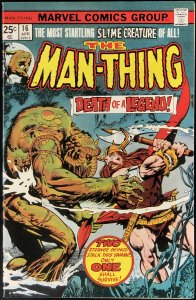 Man-Thing #16 (1975) FN/VF