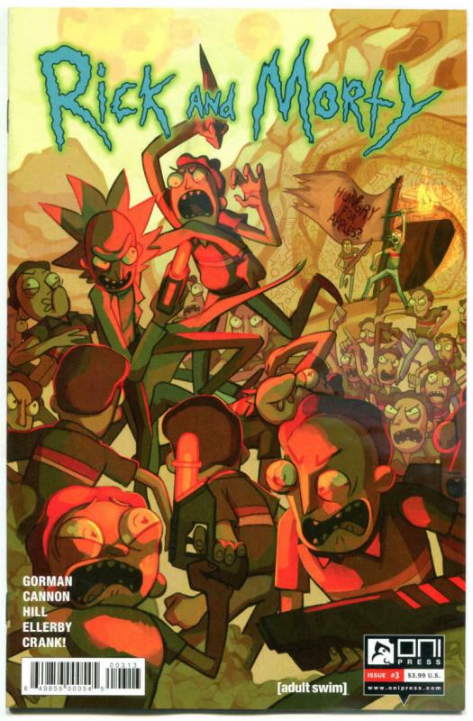 RICK and MORTY #3, 3rd, VF+, Grandpa, Oni Press, from Cartoon 2015,more in store