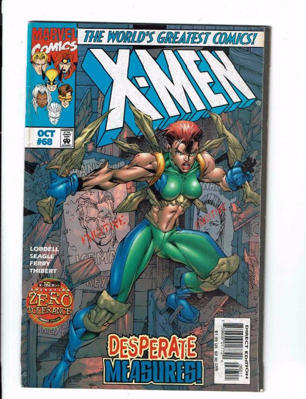 Lot of 2 X-Men Marvel Comics #68 107 JB1