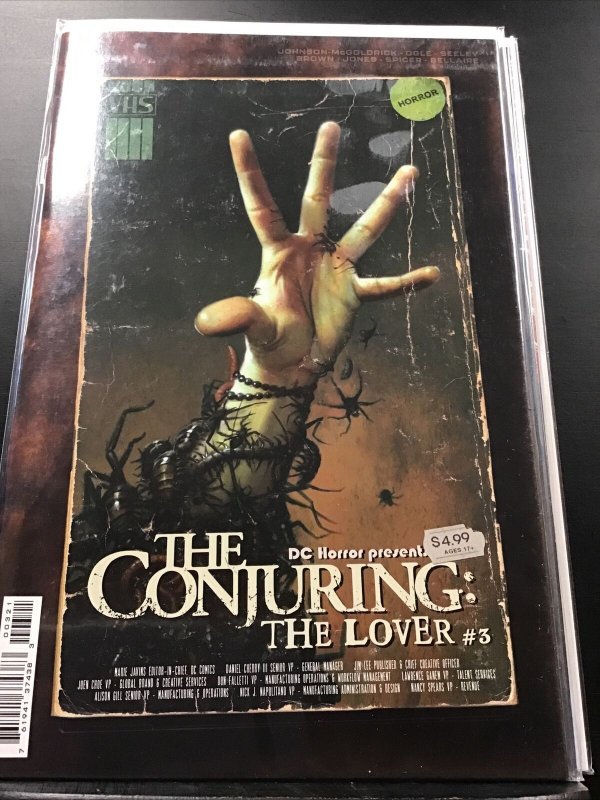 DC HORROR PRESENTS THE CONJURING THE LOVER #1 2 3 4 5 / COVER B RYAN BROWN SET