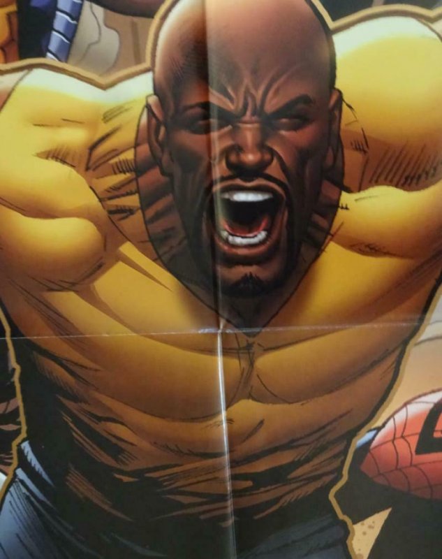 MIGHTY AVENGERS Promo Poster, 24 x 36, 2013, MARVEL, Luke Cage Unused 295