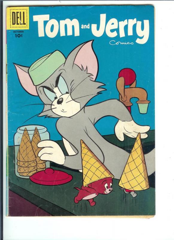 Tom and Jerry #147 - Silver Age - Vol. 1, Oct. 1956 (VG)