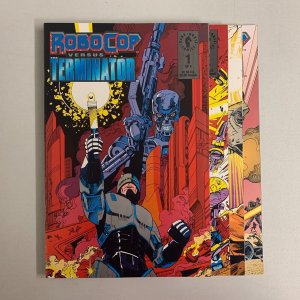 RoboCop Versus Terminator #1-4 Set (Dark Horse 1992) 1 2 3 4 Frank Miller (8.5+) 