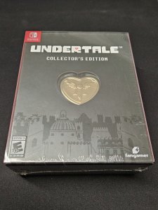 Undertale Collectors Edition w/ 14k Gold Music Box Locket Nintendo Switch Sealed