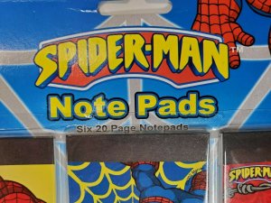 Spider Man Note Pads Mini Set 2002 Rare Collectable 