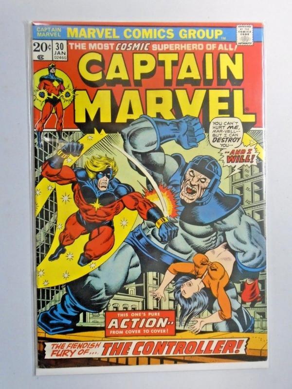 Captain Marvel #30 First 1st Series 5.5 (1974)