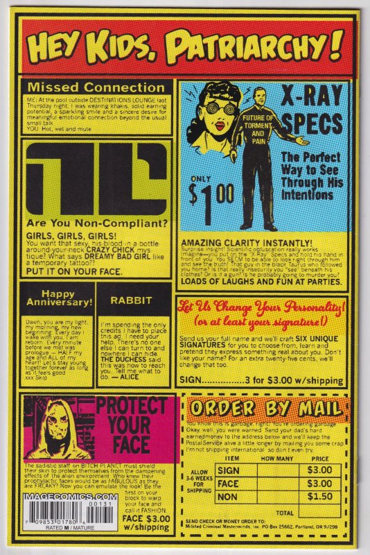 Bitch Planet #1 (2014) Bitch Planet Ghost Variant