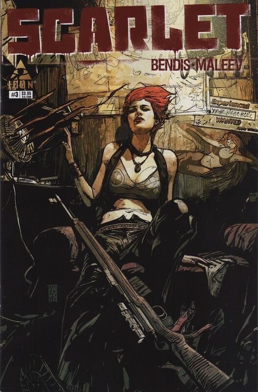 Brian Michael Bendis & Alex Maleev SCARLET #3 1st PRINT! CineMAX TV Series!
