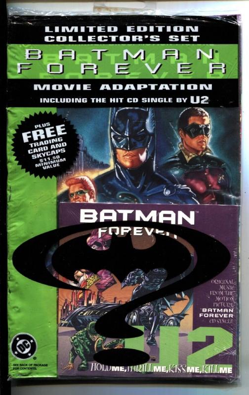 Batman Forever Movie Adaptation 1995 Still Sealed! Includes Card + CD