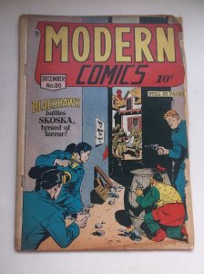 QUALITY COMICS GROUP: MODERN COMICS #80, RARE/HTF GOLDEN AGE, 1948, GD- (1.8)!!! 