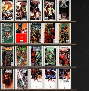 Huge Lot 140+ Comics with New Avengers, Green Lantern Corps & More!