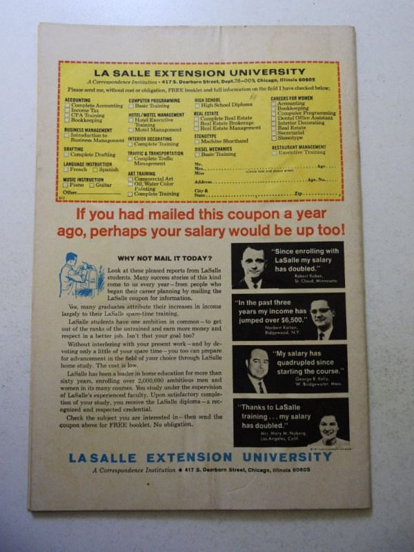 Thor #202 (1972) VG+ Condition moisture stains on bc