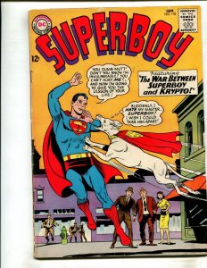 SUPERBOY #118 (5.0) KRYPTO COVER!! 1965