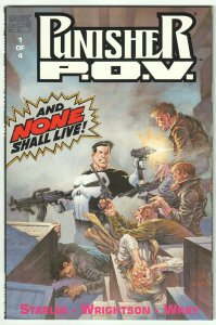 The Punisher: P.O.V. #1, 2, 3, 4 (1991) Complete set all four issues Wrightson