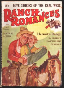 Ranch Romances 8/1/1938-Warners-Gun Law by James W. Routh-Western pulp stor...