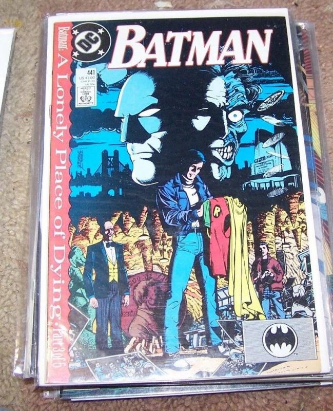 BATMAN  #441 a lonely palce of dying pt 3 +tim drake +nightwing new robin 