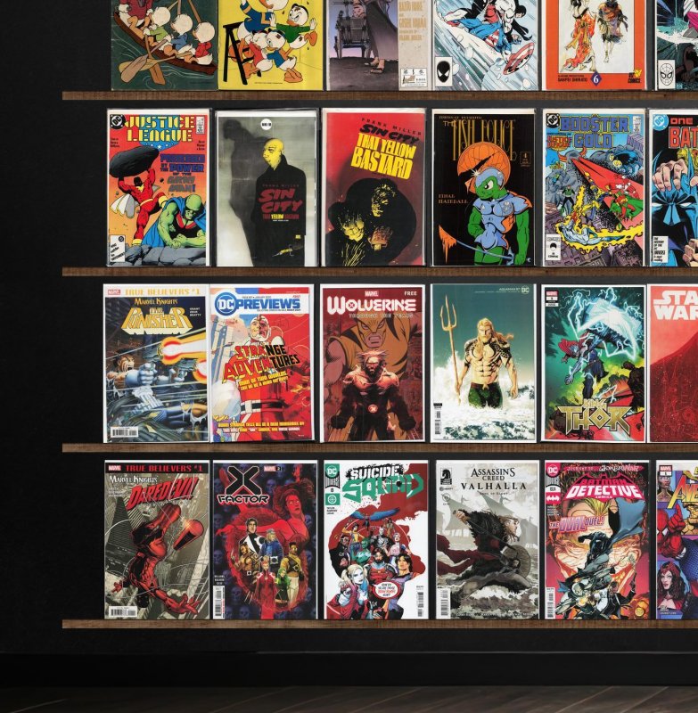 Huge Lot 140+ Comics with Azrael, Captain America, Uncle Scrooge & More!