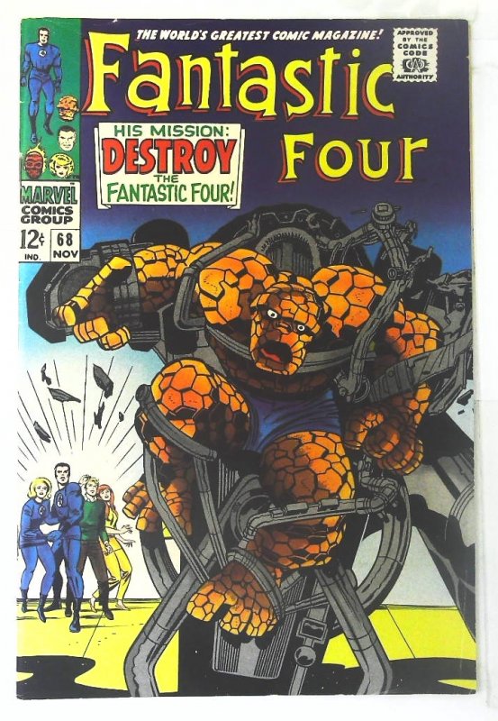 Fantastic Four (1961 series)  #68, VF- (Actual scan)