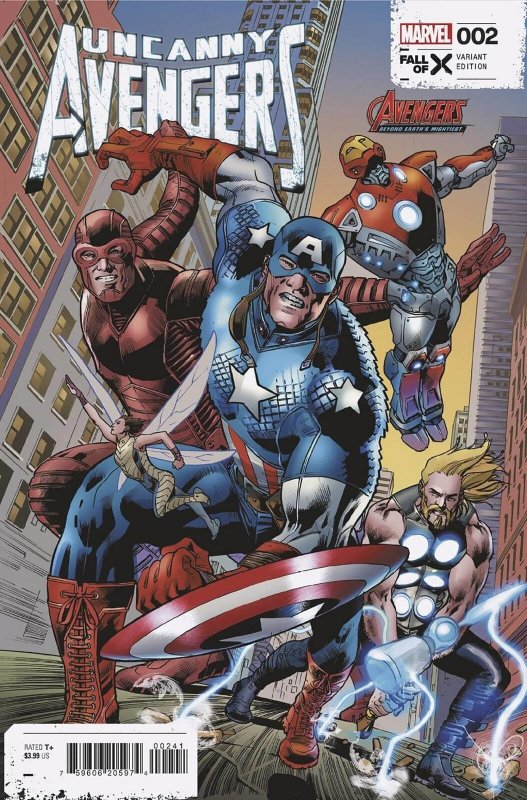 Uncanny Avengers #2 (Bryan Hitch Avengers 60th Var) Marvel Prh Comic Book 2023