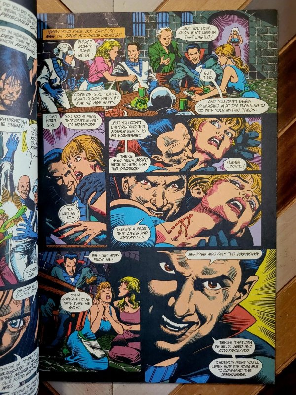 Team Titans #1 (DC 1992) NIGHTRIDER Variant (VF-) Marv Wolfman & George Perez