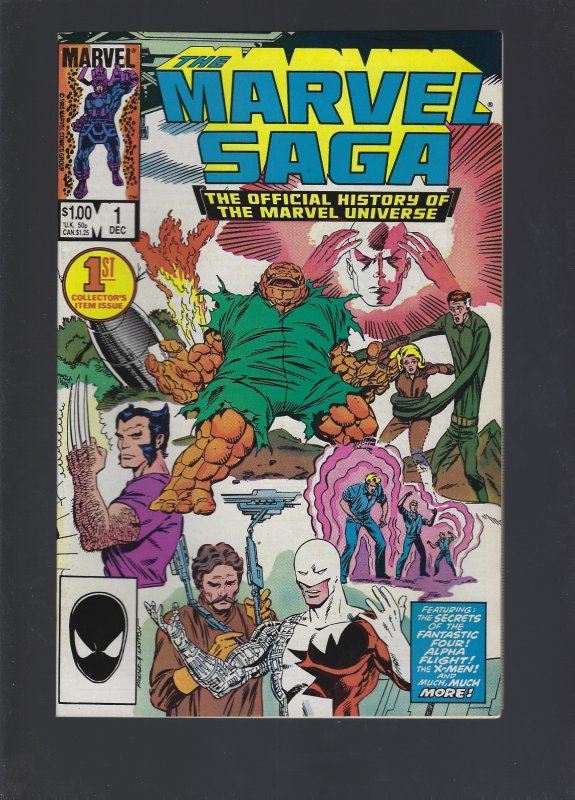 The Marvel Saga The Official History of the Marvel Universe #1 (1985)