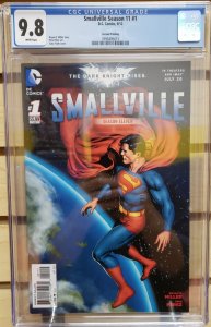 SMALLVILLE SEASON 11 #1 2ND PRINT GARY FRANKS GRADED 9.8 CGC DC COMICS 2012 GB