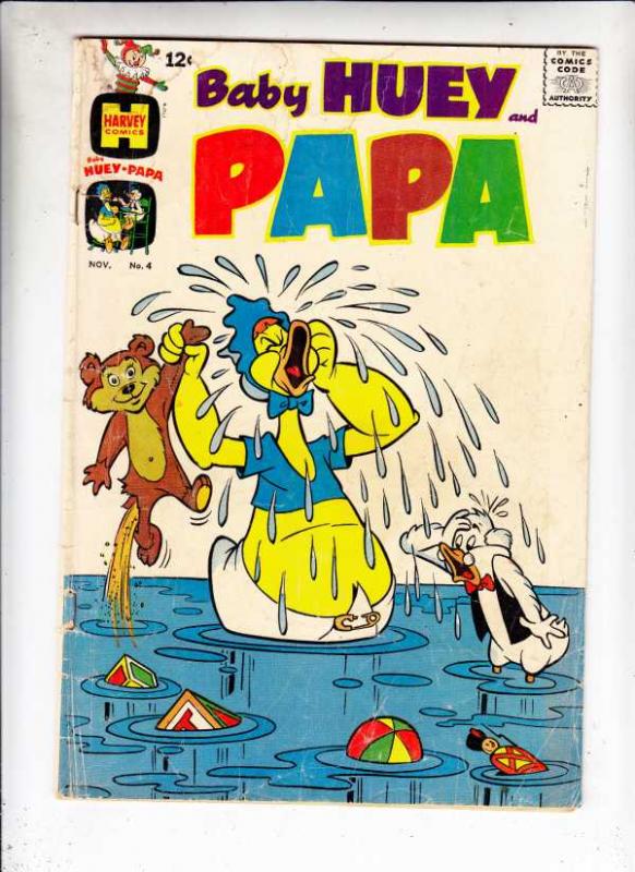 Baby Huey and Papa #4 (Nov-62) GD Affordable-Grade Baby Huey