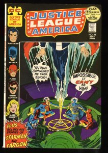 Justice League Of America #98 VF 8.0 White Pages