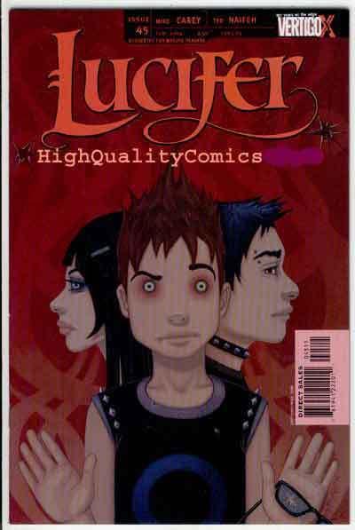 LUCIFER #45, Devil, NM+, Monsters, Mike Carey, 2000, more Vertigo in store