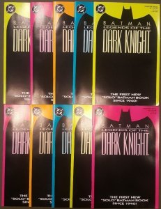 BATMAN LEGENDS OF THE DARK KNIGHT LOT (1989)