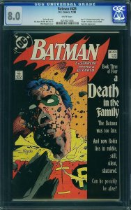 Batman #428 (1988) CGC 8.0 VF
