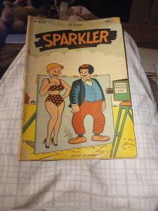 SPARKLER COMICS #58 Nancy And Sluggo United Features 1946 Golden Age Tarzan Book