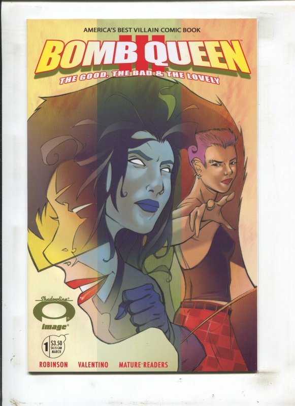Bomb Queen III 4PC LOT - #1 (Linsner Cover, #1, #2, #3 (8.0-9.0) 2007