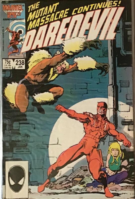 DAREDEVIL MARVEL #237-242 VF NM SATISFACTION GUARANTEED 