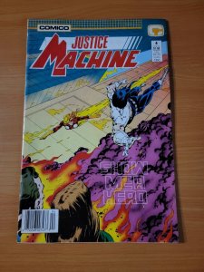 Justice Machine #4 ~ DOLLAR BIN ~ 1987 Comico Comics