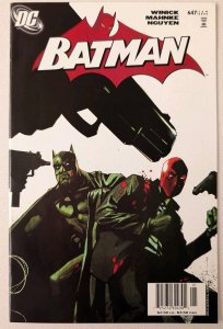 BATMAN #647 VF+ Rare Newsstand Variant Red Hood Team-Up DC Comics