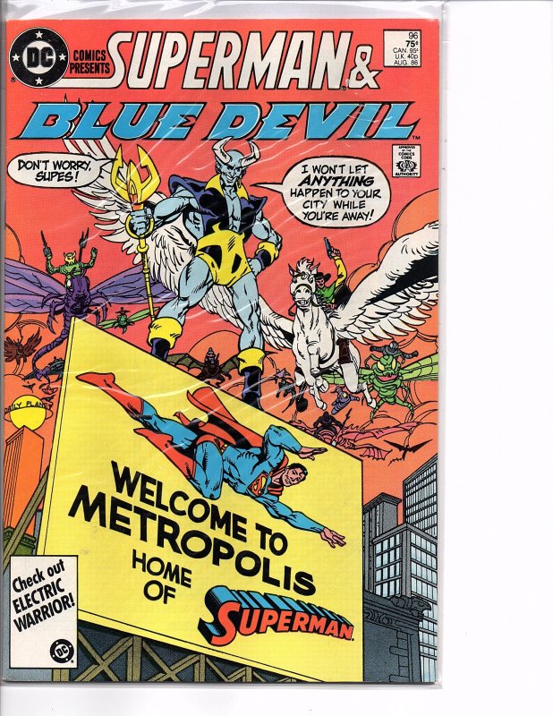 DC Comics Presents #96 Superman and Blue Devil  VF