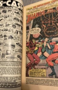 Captain Marvel #32  (1974) Thanos/Origon of Drax