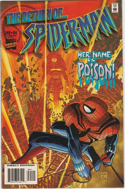 5 Spider-Man Marvel Comic Books # 62 63 64 65 66 Scarlet Spider Kaine AH11