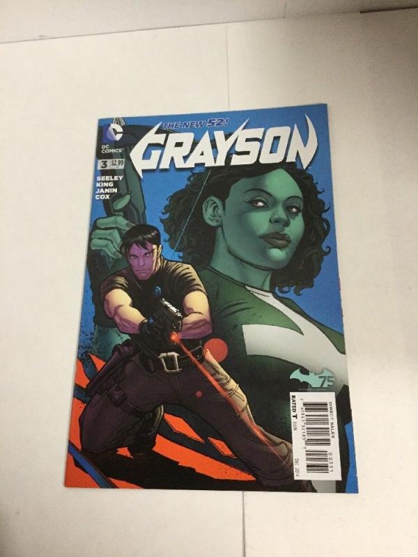 Grayson 3 Variant Nm Near Mint DC Comics New 52