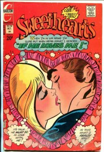 Sweethearts #128 1972-Charlton-Valentines Day cover motif-romance art-FN