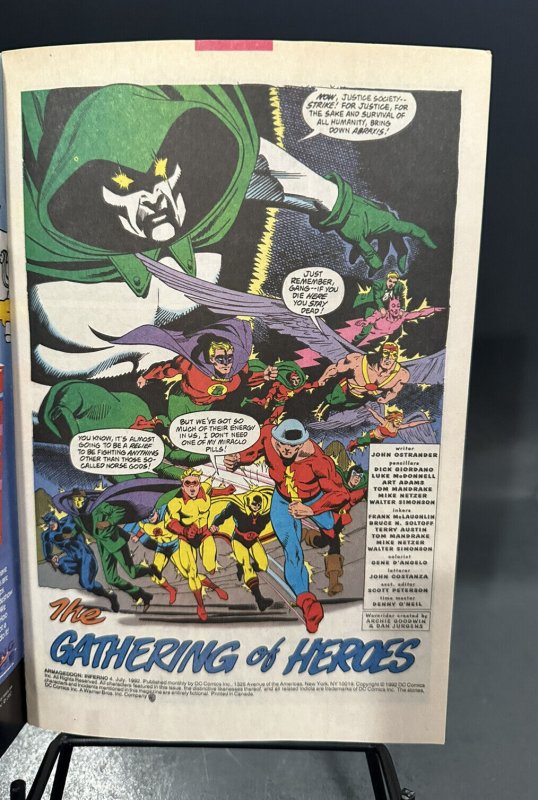 ARMAGEDDON: INFERNO 1-4 VF-/VF+ DC COMICS 1992