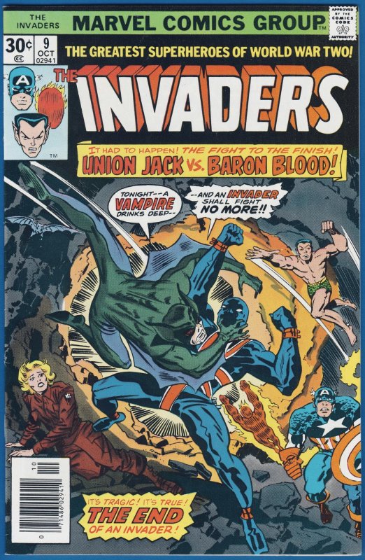 The Invaders #9 (1976) 8.5