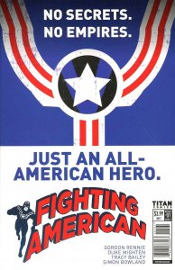 Fighting American (Titan, 2nd Series) #1F VF/NM ; Titan | Poster Variant