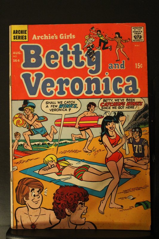 Archie's Girls Betty and Veronica #164 (1969) VF/NM or better Bathing Su...
