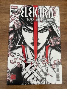 Elektra Black, White & Blood # 4 NM 1st Print Variant Cover Marvel Comic 22 J284