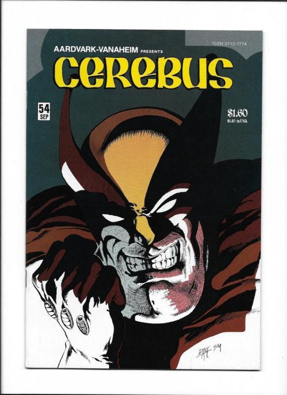 CEREBUS the AARDVARK #54, VF, Dave Sim , 1977 1983, more in store