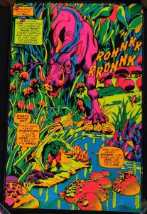 1971 Third Eye #4020 Ronnkk HULK 21.5 x 33 Black Light Poster